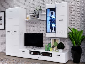 Гостиная Нэнси New МДФ Белый глянец холодный, Белый в Тарко-Сале - tarko-sale.magazin-mebel74.ru | фото