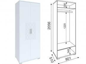 М01 Шкаф двухдверный в Тарко-Сале - tarko-sale.magazin-mebel74.ru | фото