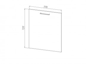П 60 Комплект для посудомоечной машины 600 мм (цоколь + фасад) ЛДСП в Тарко-Сале - tarko-sale.magazin-mebel74.ru | фото