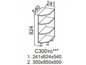 С300то Стол рабочий 300 (торцевой открытый) в Тарко-Сале - tarko-sale.magazin-mebel74.ru | фото