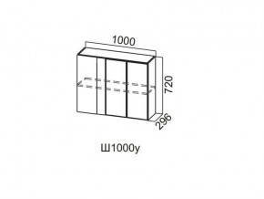 Ш1000у/720 Шкаф навесной 1000/720 (угловой) в Тарко-Сале - tarko-sale.magazin-mebel74.ru | фото