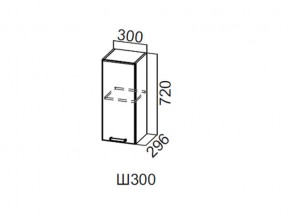 Ш300/720 Шкаф навесной 300/720 в Тарко-Сале - tarko-sale.magazin-mebel74.ru | фото