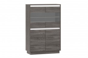 Шкаф для посуды Virginia НМ 011.83 Ясень анкор тёмный в Тарко-Сале - tarko-sale.magazin-mebel74.ru | фото