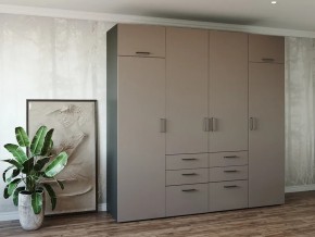 Шкаф распашной 2400А Мокко в Тарко-Сале - tarko-sale.magazin-mebel74.ru | фото