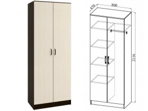 ШКР800.2 Шкаф 2х-створчатый комби в Тарко-Сале - tarko-sale.magazin-mebel74.ru | фото