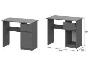 Стол письменный 900 Денвер Графит серый в Тарко-Сале - tarko-sale.magazin-mebel74.ru | фото